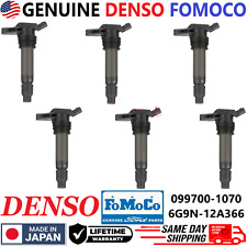 GENUINE DENSO x6 Ignition Coils For 2007-2016 Volvo 3.0L L6 3.2L L6, 099700-1070