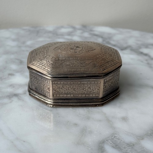 Boite tabac argent - tabac, en