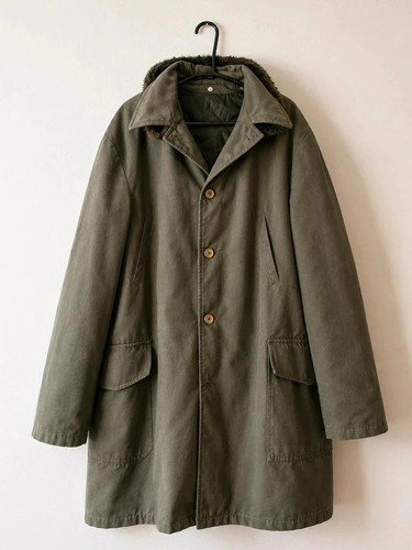 Parka militaire vintage kaki