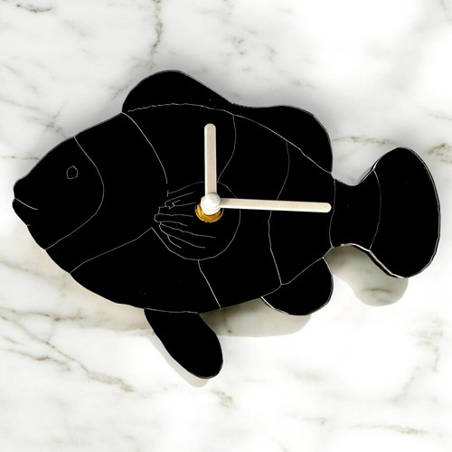 Etched poisson forme gravé - etched,