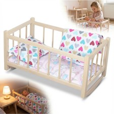 Berceau bois poupée naturel +