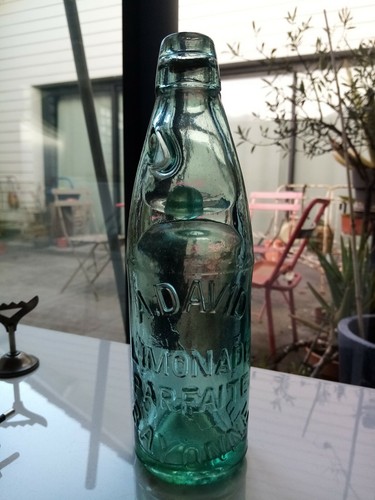 Ancienne bouteille bille - bouteille,