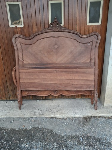 Cadre lit ancien - ancien, bois