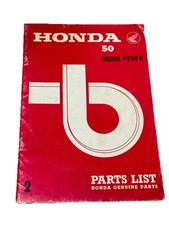 Honda PF50 Graduate Rigid (70-73) Factory Parts List Catalog Book PF 50 OHV  