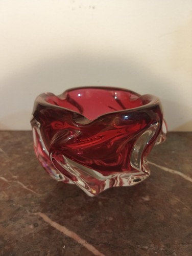 Cendrier cristal coloré - cendrier,