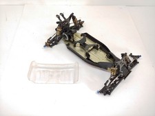 Kyosho Ultima RB6 1/10 2wd Buggy Roller Slider Chassis Used w/ Wing