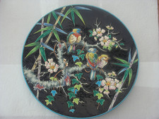 GRAND PLAT EN EMAUX DE LONGWY