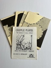 Castle Plans For Sieges 25mm Scale Chivalry and Sorcery 1977