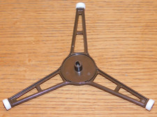 SUPPORT D'ASSIETTE PLAT roulette à TROIS BRAS roue de FOUR MICRO ONDE WHIRLPOOL