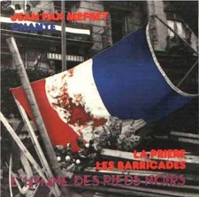  DISC 45 T L'HYMNE DES PIEDS-NOIRS Jean-Pax Mefret Jeune Pied-Noir 1981