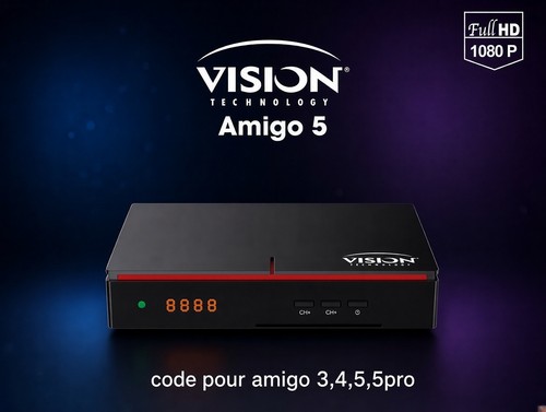 Code pour récepteur vision - code,