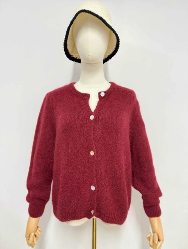 Gilet bordeaux neuf alpaga - bordeaux, 15%