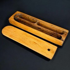 Ancien plumier écolier en