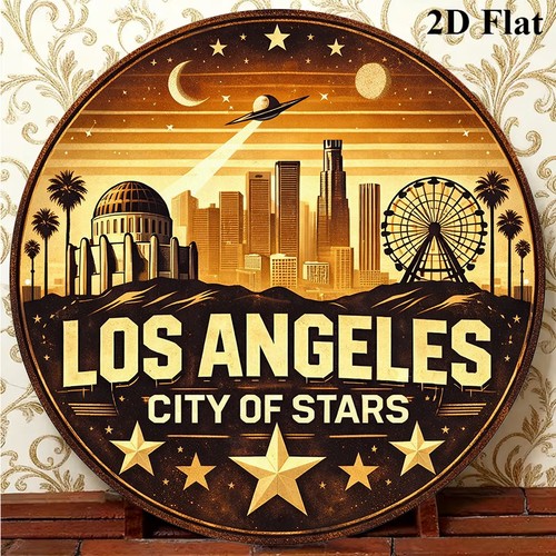 Round aluminum sign inch - sign,