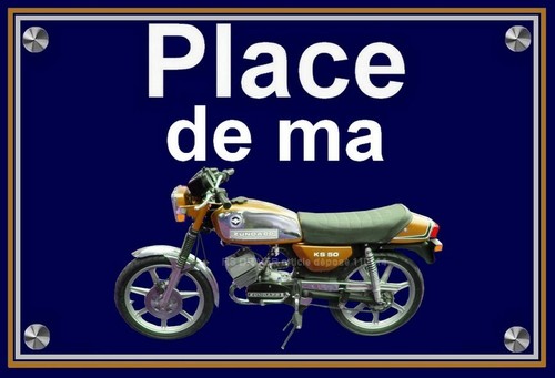 Plaque place ma zundapp - plaque,