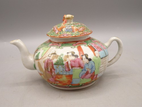 Théière ancienne porcelaine - théière,