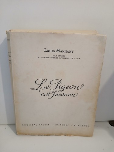 Pigeon cet inconnu - le,