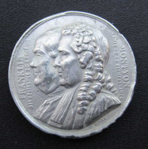 Medaille francaise franklin - medaille,