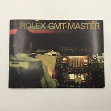 Rolex GMT Master Booklet 1990