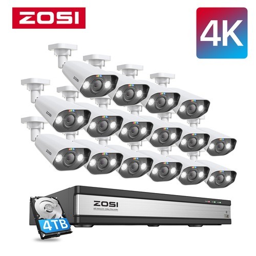 Zosi 8ch 16ch - 8ch/16ch, 4k