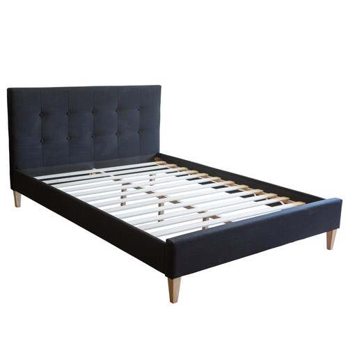 Lit tissu double rembourré - en,