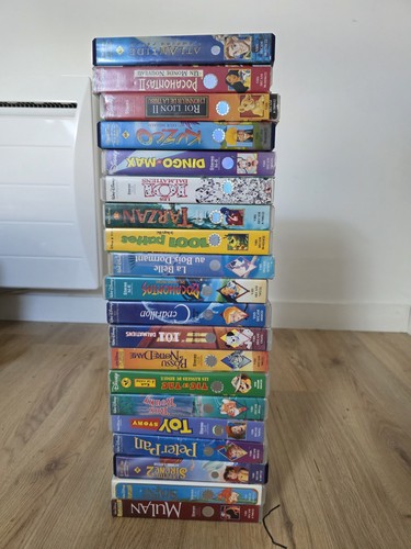 Lot cassettes disney - de,