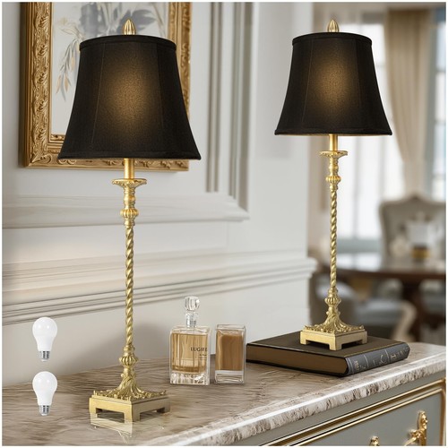 Tall vintage table - vintage, lamp
