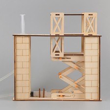 Garage en bois pour bricolage