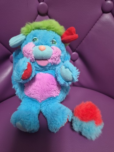 Peluche popples delplay - popples, bleu