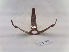 Ancien Ressort lame 3 branches acier trou Ø 11 mm Ø 55 mm pour luminaire (CT88)
