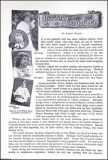 INFANT PRODIGYS : CLEVER CHILDREN. OTTO HEGNER ; WOLODIA ROUJITZKY ; JOSEF HOFFM