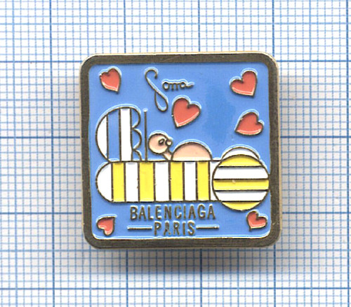 Pin métal doré - doré, parfum