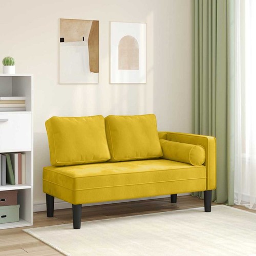 Chaise longue avec coussins - avec,
