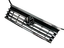 Original VW Touareg 3 CR radiator grille grill black front grill chrome gloss emblem
