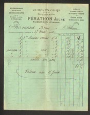 AUBUSSON (23) LEATHERS / TANNERIES by the Maison LATIL "PERATHON Jeune" in 1912