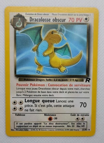 Carte pokémon dracolosse - pokémon,