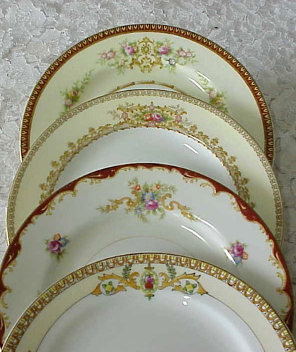 Vintage mismatched dessert - vintage,