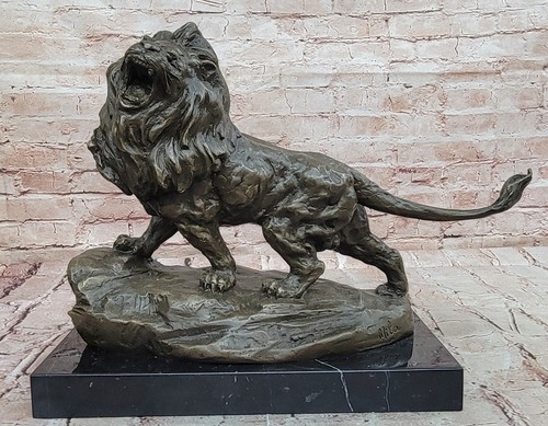 Milo bronze lion buste - bronze,