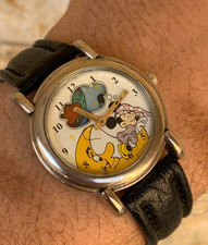 Montre Mickey Mouse Walt Disney vintage années 1970 phase de lune...