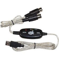 USB Midi Interface Câble PC À Musique Clavier pour Samson Graphite 25 32 Note