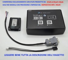 PELLET STOVES ITALY - WIFI compatible alternative to "WATER"