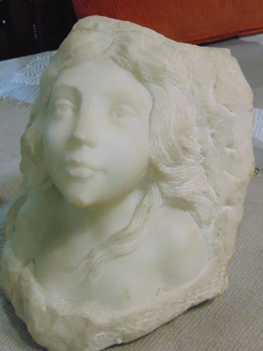 Statue marbre blanc - statue,