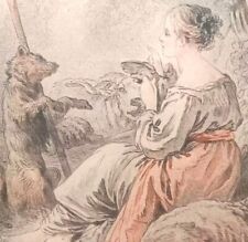 Bergère et ses moutons