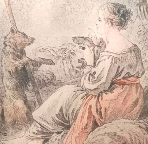 Bergère ses moutons - bergère,