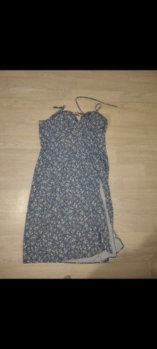 Robe portefeuille jean - portefeuille, fleuri