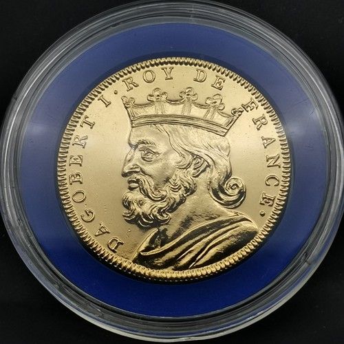 Medaille dorée 34mm roi - medaille,