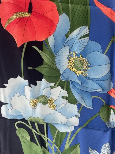 Grand foulard soie léonard - grand, en