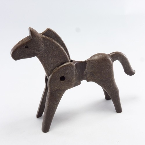 1371 playmobil cheval marron - 1371,