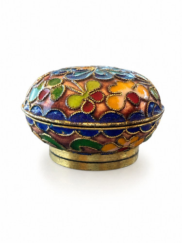 Boîte bijoux ancienne en - à,