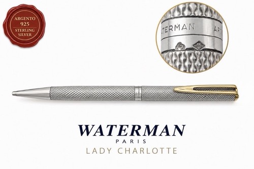 Waterman stylo bille argent - cf,